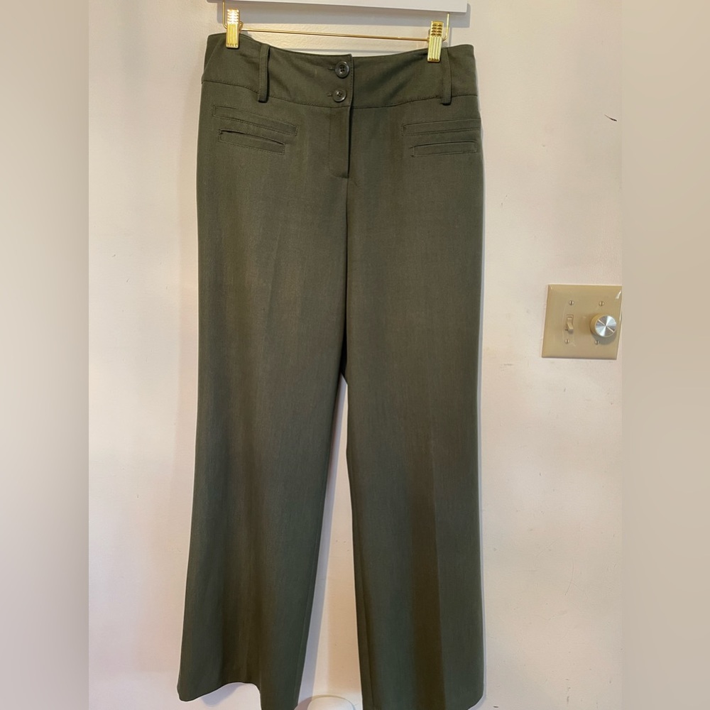 Dressbarn Hunter Green Pants size 8